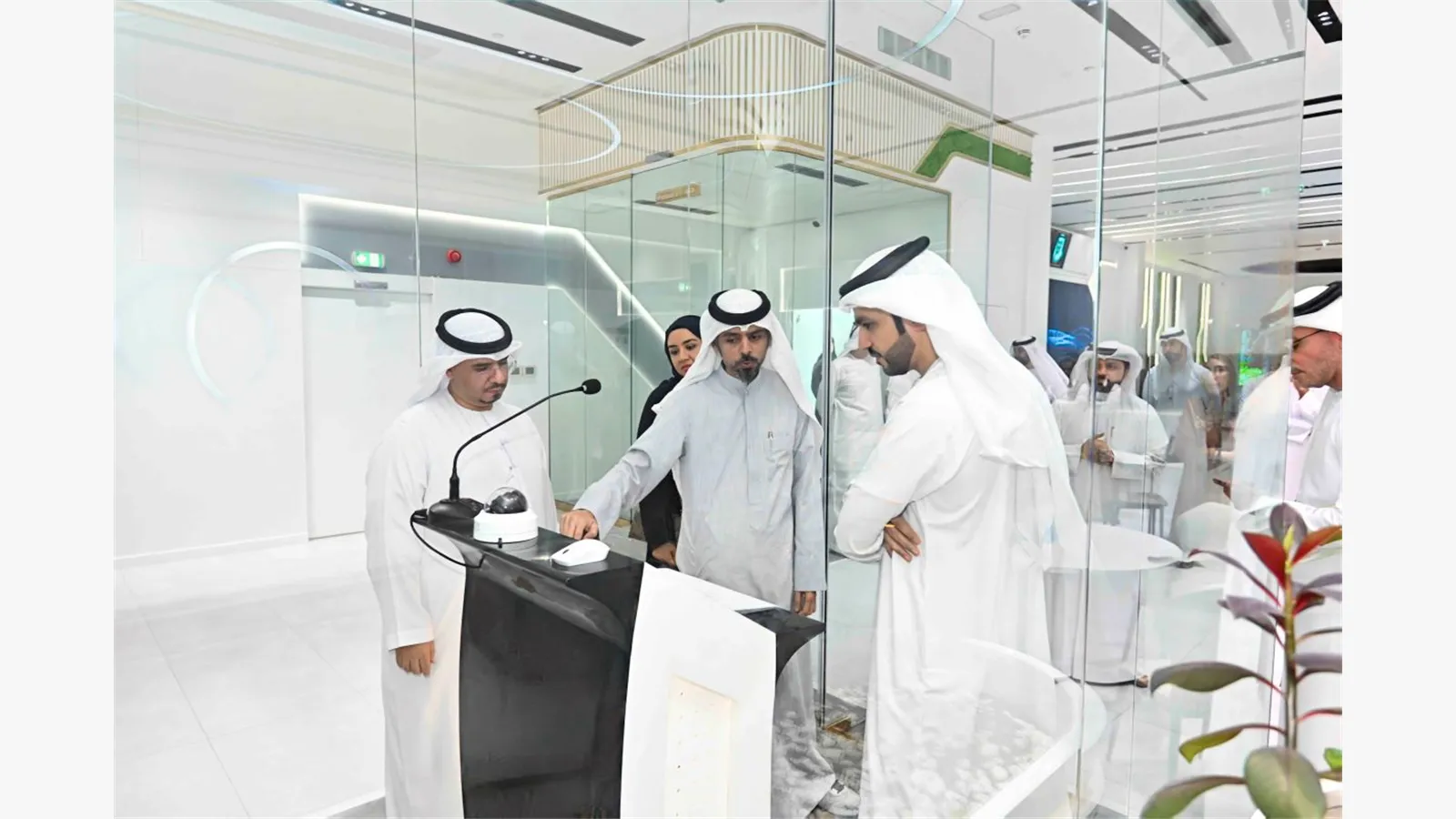 Prime Minister’s Office delegation visit the Fujairah Smart Center 7