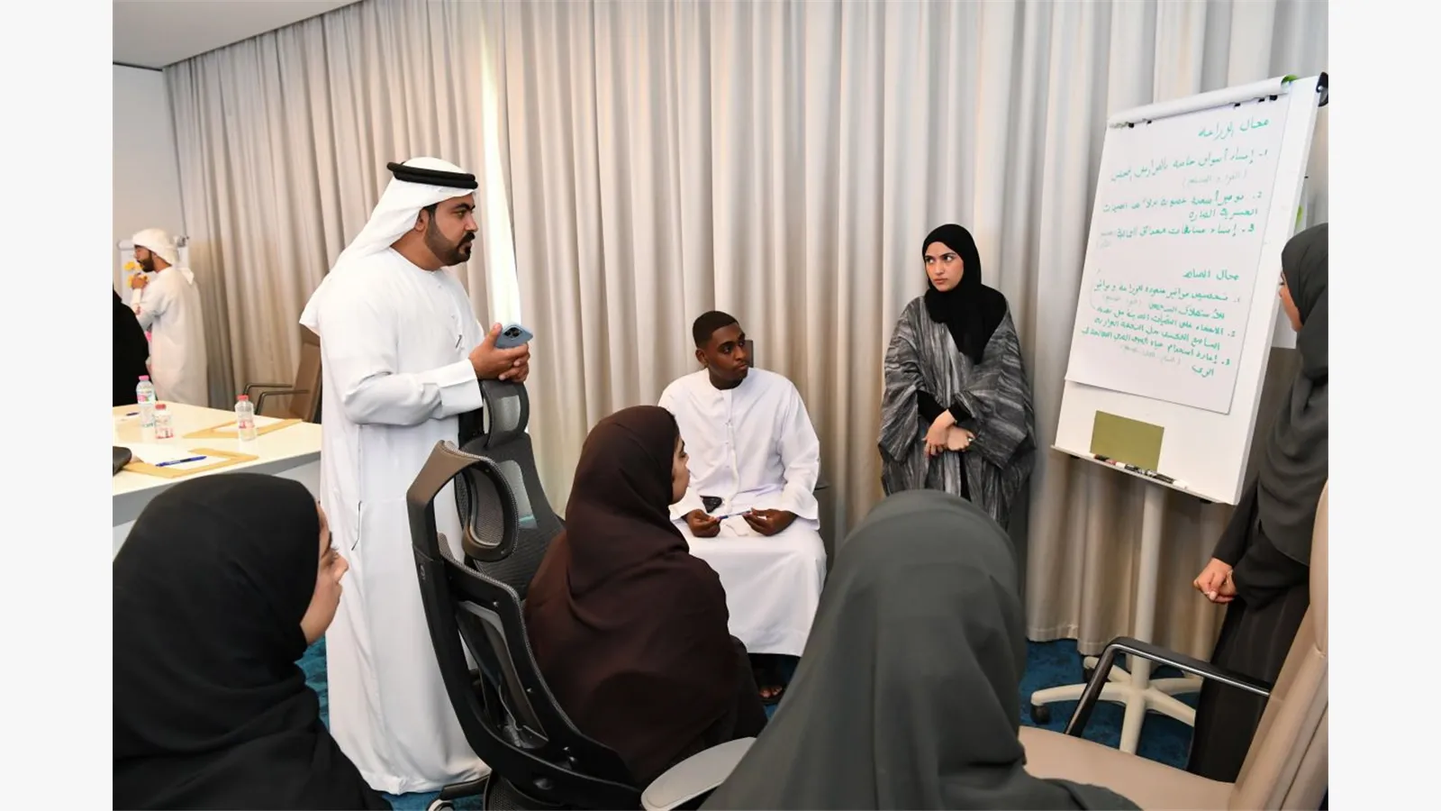 Brainstorming workshop for Intilaaqa students 10
