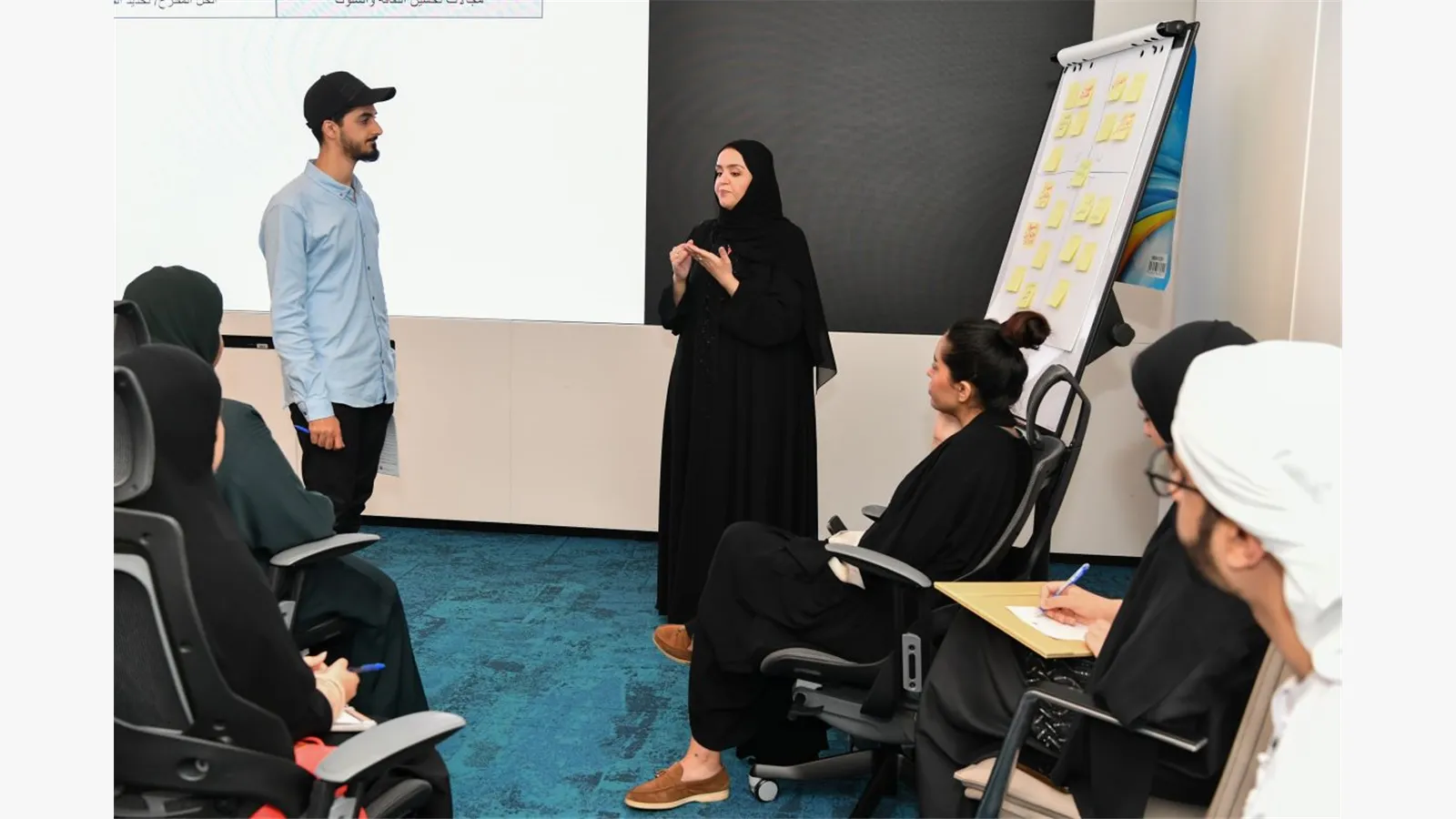 Brainstorming workshop for Intilaaqa students 9