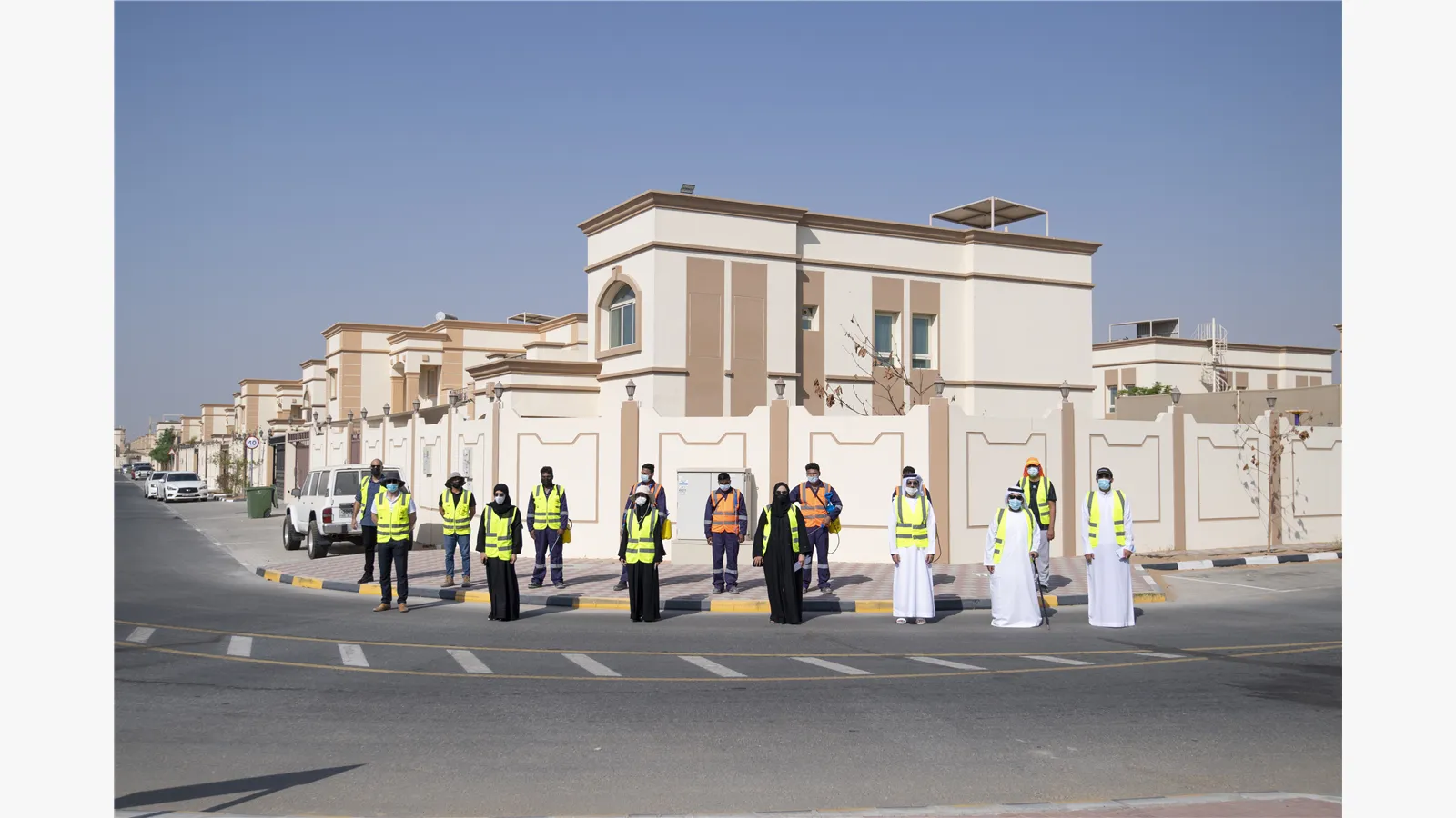 The Ministry of Energy and Infrastructure organizes a volunteer initiative in the Al Raqaib neighborhood in the Emirate of Ajman (in conjunction with the Arab Volunteer Day, the International Day of Engineers) 4