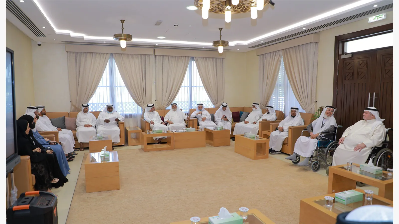 "Energy and Infrastructure" celebrates senior citizens on the occasion of the Arab Volunteer Day 12