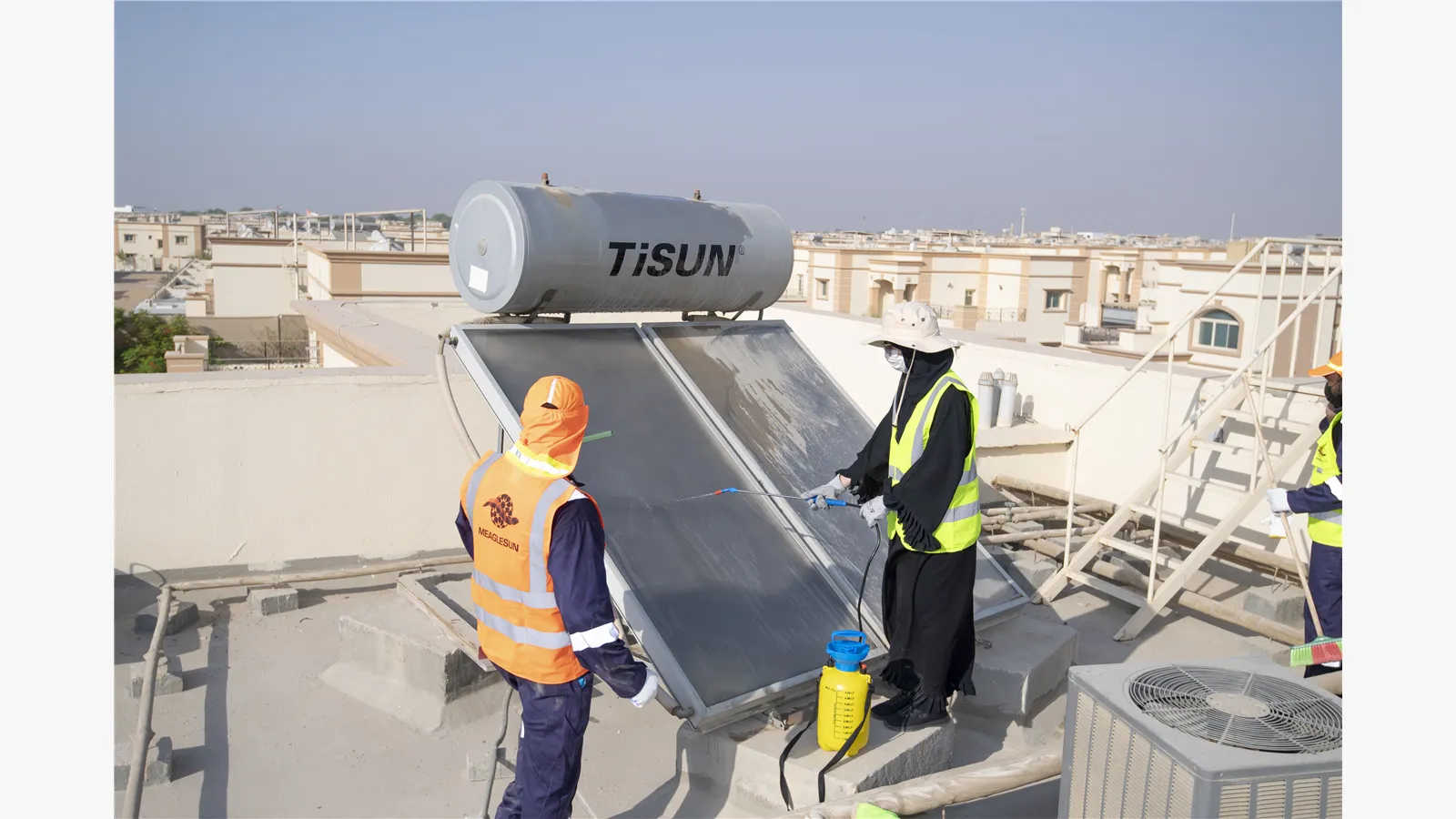 The Ministry of Energy and Infrastructure organizes a volunteer initiative in the Al Raqaib neighborhood in the Emirate of Ajman (in conjunction with the Arab Volunteer Day, the International Day of Engineers) 10