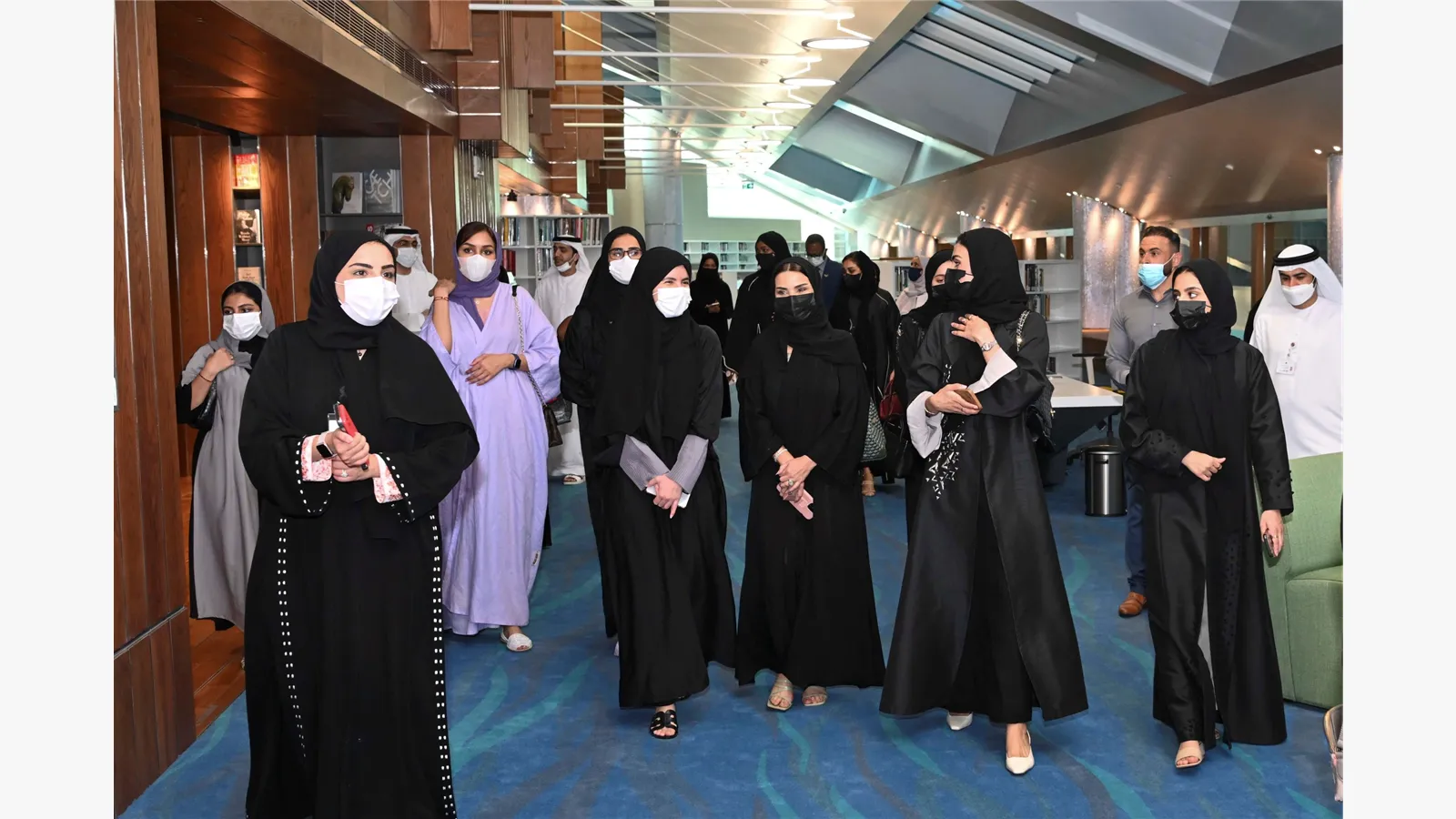 MOEI employees visit the Mohammed bin Rashid Library 2