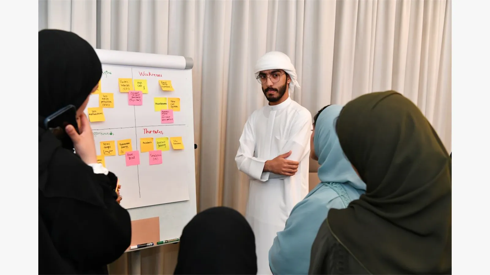 Brainstorming workshop for Intilaaqa students 16