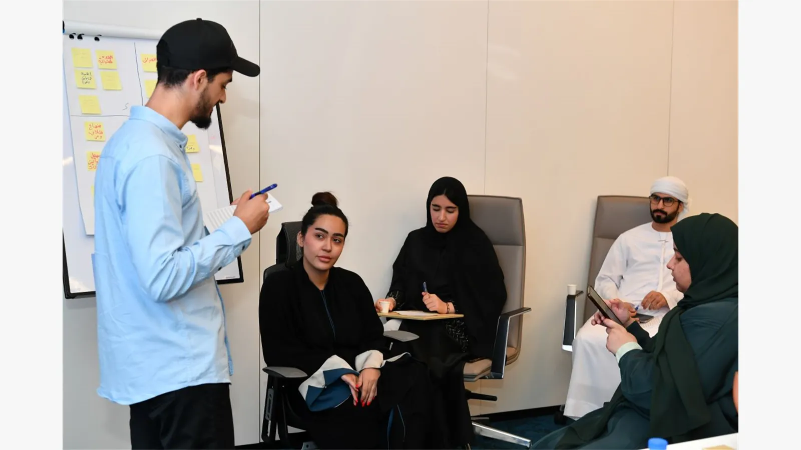 Brainstorming workshop for Intilaaqa students 8
